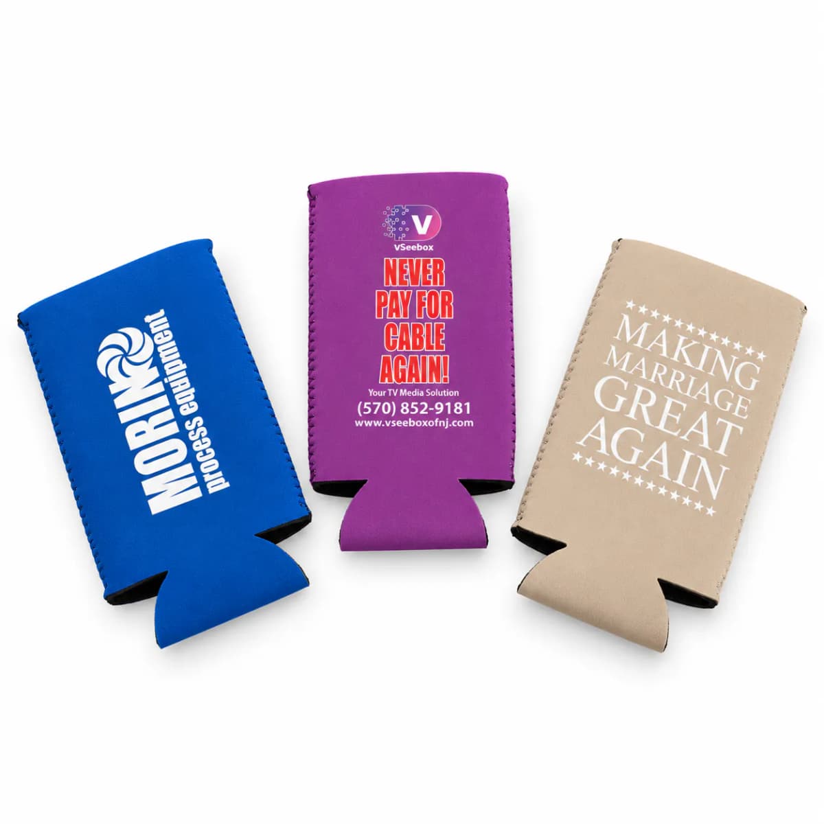 12oz Neoprene Slim Can Cooler
