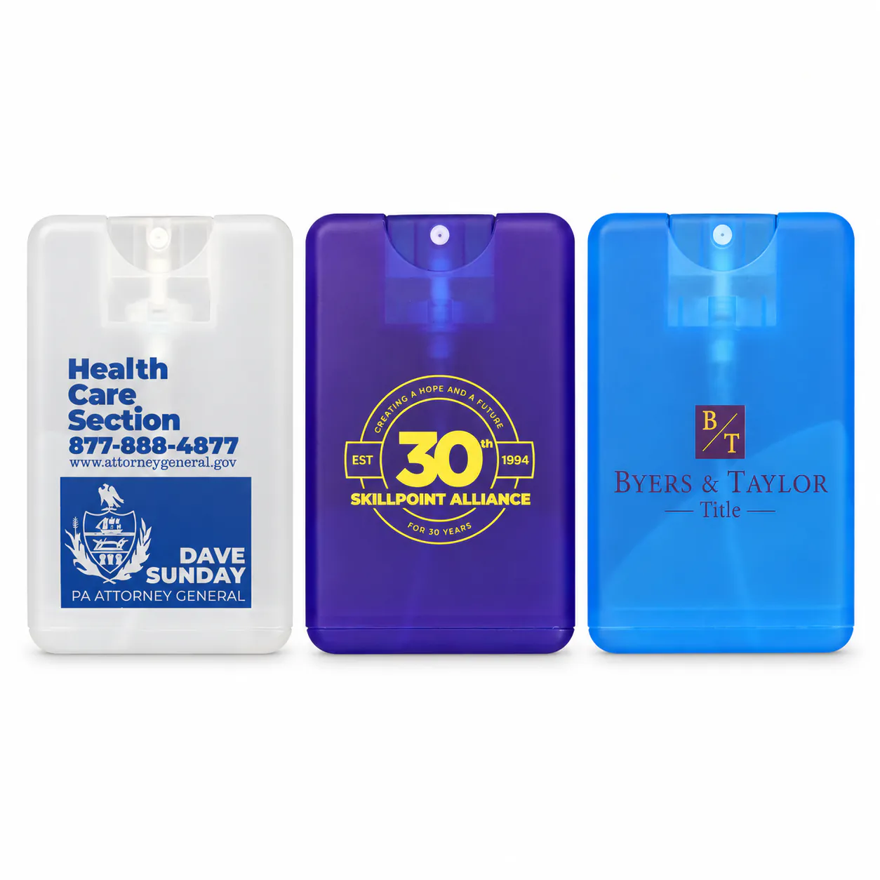 Credit Card Hand Sanitizer Sprayer